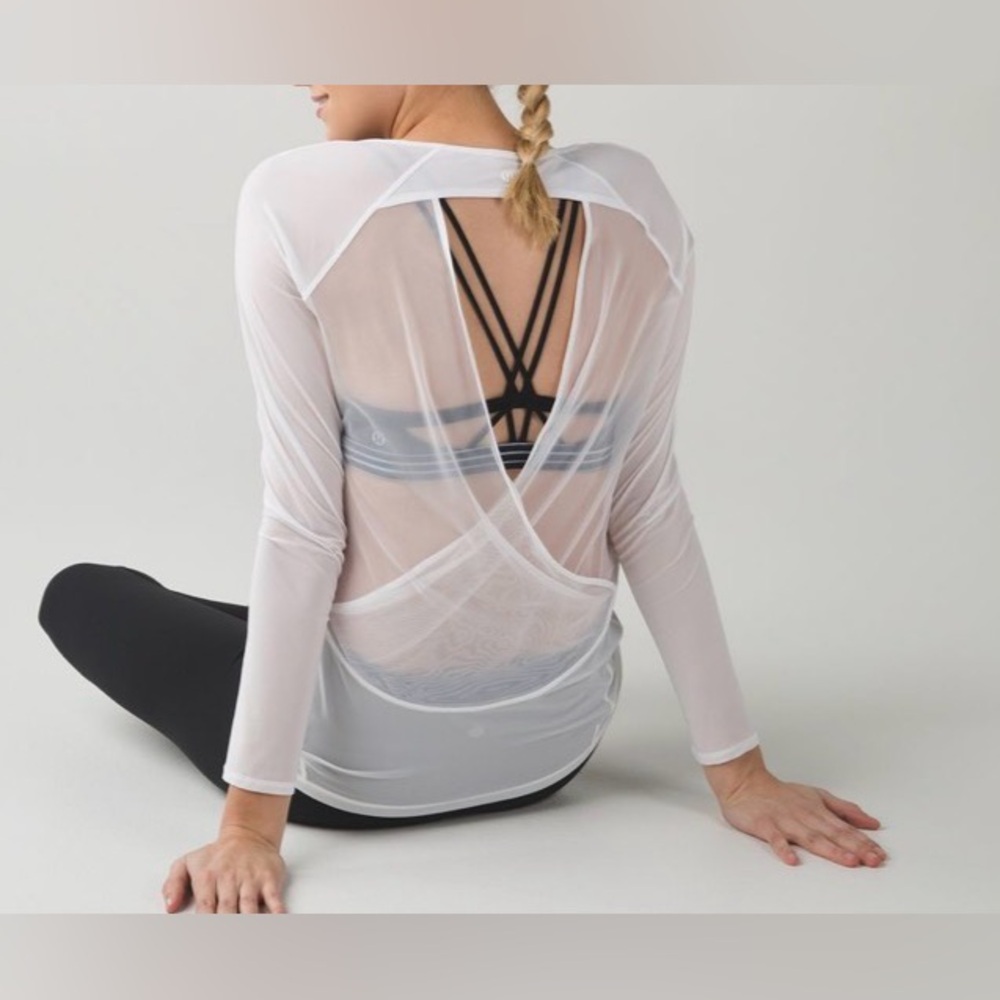 Lululemon If Youre Lucky Long Sleeve Tee II
White